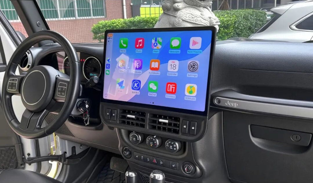 16.8'' For Jeep Wrangler 2011-2017 Infotainment Navigation System Car Multimedia Touch Screen Head Unit Android Car Radio GPS