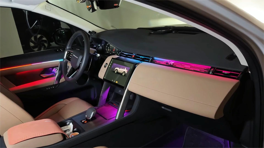Upgrade Symphony LED Car Interior Ambient Lighting for Land Rover Discovery Sport 2020-2025 Decoration Accessories
