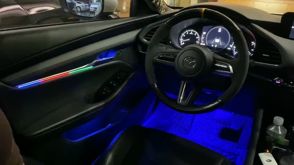 Upgrade 64 Colors Symphony Led Car Interior Ambient Lighting for Mazda 3 Axela 2020-2023 Atmosphere Strip Accessories