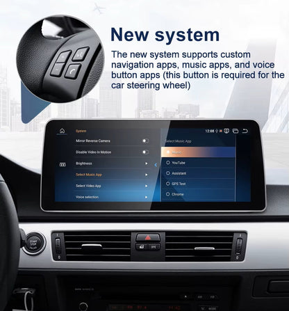 12.3 inch For BMW 3 series E90 E91 E92 E93 Infotainment Navigation System Car Multimedia Touch Screen Head Unit Android Car Radio GPS