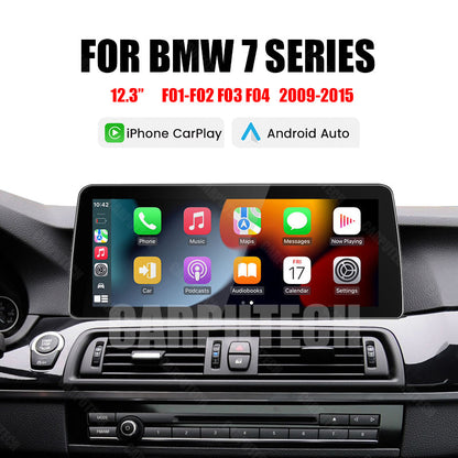 12.3-inch Linux System For BMW 7 Series F01-F02 F03 F04 (2009-2015) | Wireless CarPlay & Android Auto