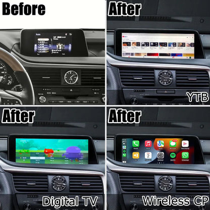 12.3 Inches for Lexus RX RX350 RX450h RX200t 2016-2021 Car Radio Multimedia Player Wireless CarPlay Android Auto Upgrade Android Touch Screen