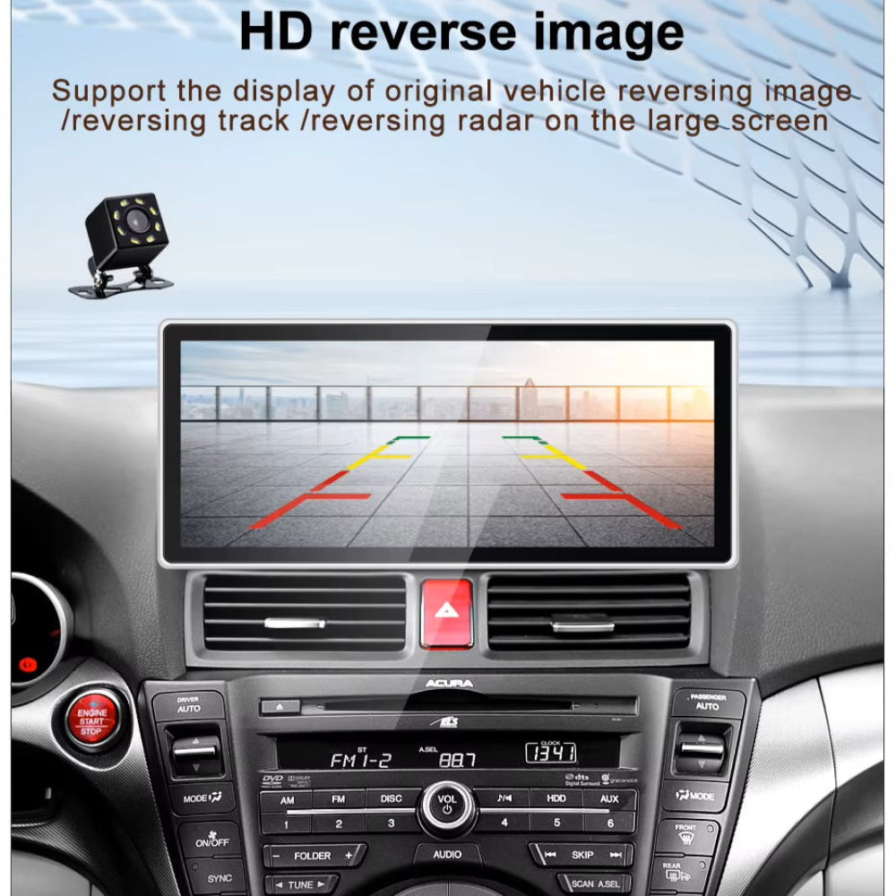 12.3 inch For Honda Acura TL 2009-2014 Infotainment Navigation System Car Multimedia Touch Screen Head Unit Android14 Car Radio GPS