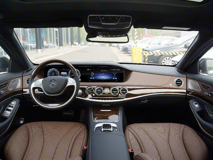 24.6'' For Mercedes Benz S Class W222 2014-2017 Android Screen  Infotainment Navigation System Car Multimedia Touch Screen Head Unit Car Radio Digital Dashboard Cluster