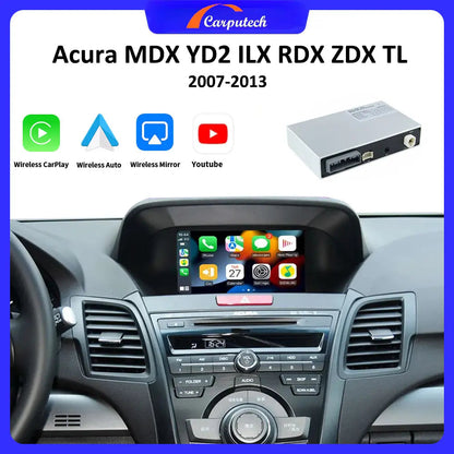 For Acura ILX / RDX / ZDX / TL / MDX (2007â€?013) â€?Wireless CarPlay & Android Auto Upgrade | Plug & Play Interface for Factory Screen Carputech