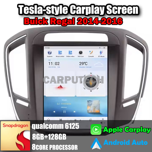 10.4" For Buick Regal 2014-2016 Car Radio Headunit Stereo Carplay Upgrade Tesla Style Screen Android Auto GPS Navigation Multimedia Player