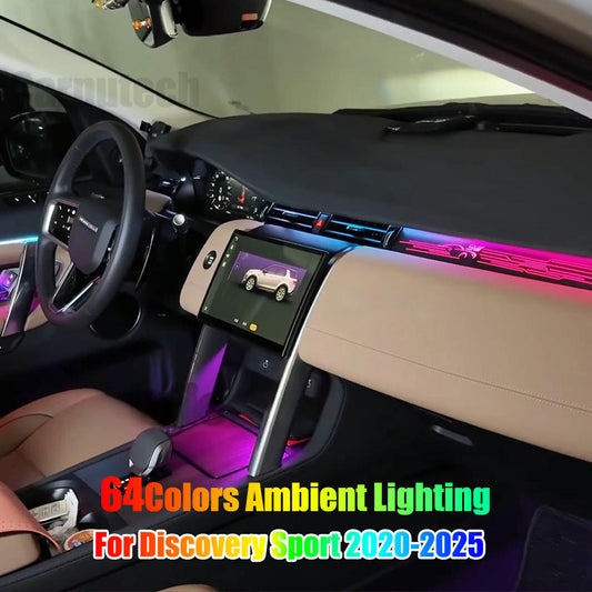 Upgrade Symphony LED Car Interior Ambient Lighting for Land Rover Discovery Sport 2020-2025 Decoration Accessories