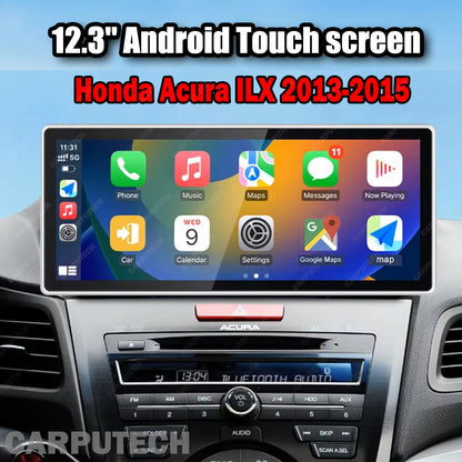 12.3 inch For Honda Acura ILX 2013-2015 Infotainment Navigation System Car Multimedia Touch Screen Head Unit Android14 Car Radio GPS