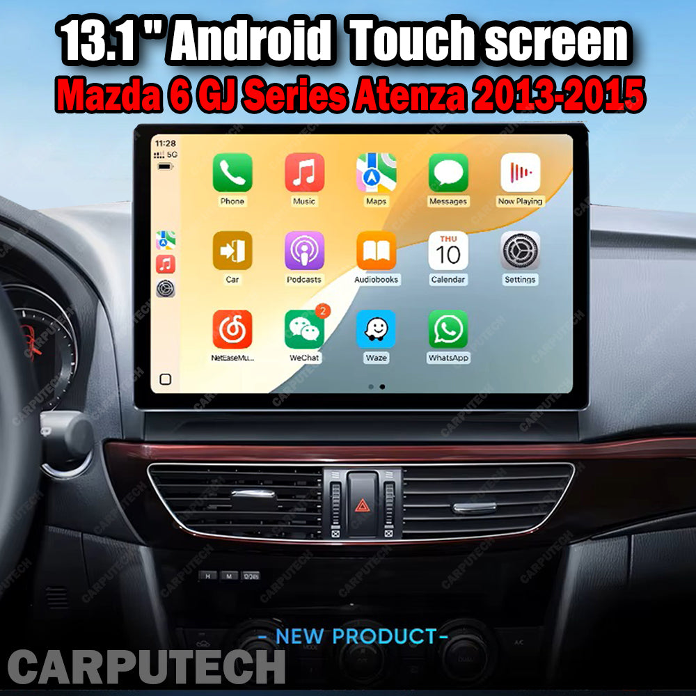 13.1 inch For Mazda 6 GJ Series Atenza 2013-2015 Infotainment Navigation System Car Multimedia Touch Screen Head Unit Android Car Radio GPS