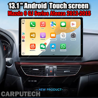 13.1 inch For Mazda 6 GJ Series Atenza 2013-2015 Infotainment Navigation System Car Multimedia Touch Screen Head Unit Android Car Radio GPS