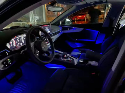 Upgrade 256 Colors Symphony Led Car Interior Ambient Lighting Decoration for Audi A5 B9 2017-2024 Atmosphere Strip Accessories