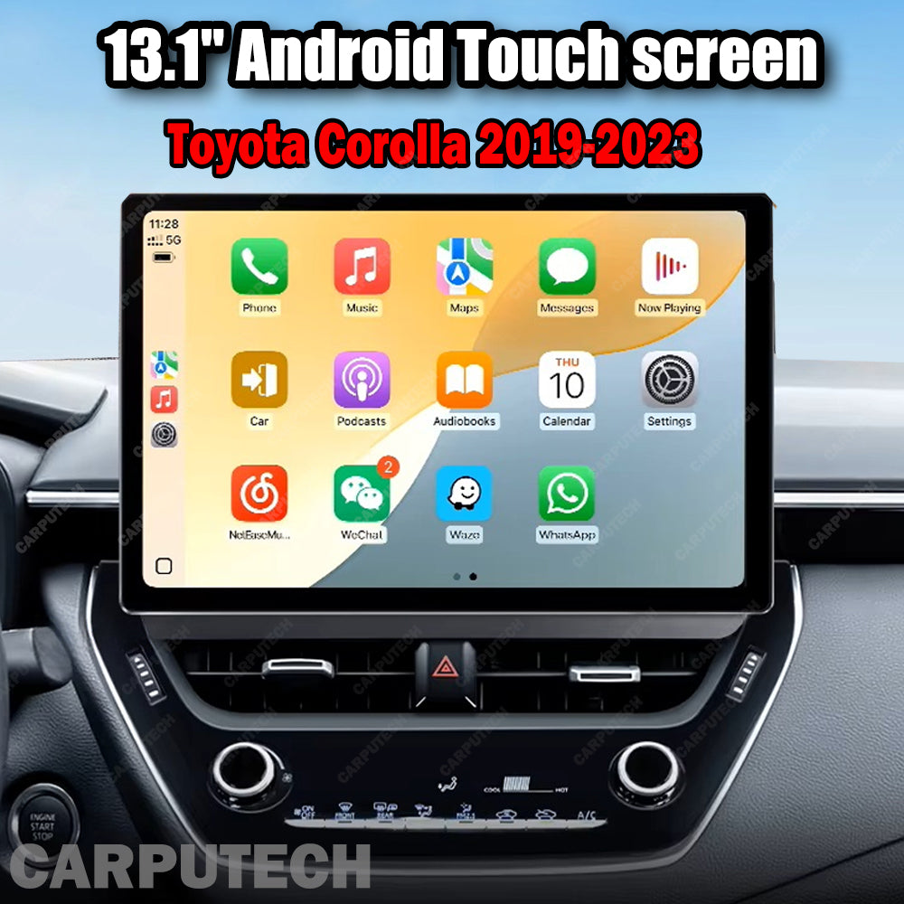 13.1 inch For Toyota Corolla 2019-2023 Infotainment Navigation System Car Multimedia Touch Screen Head Unit Android Car Radio GPS