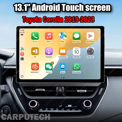 13.1 inch For Toyota Corolla 2019-2023 Infotainment Navigation System Car Multimedia Touch Screen Head Unit Android Car Radio GPS