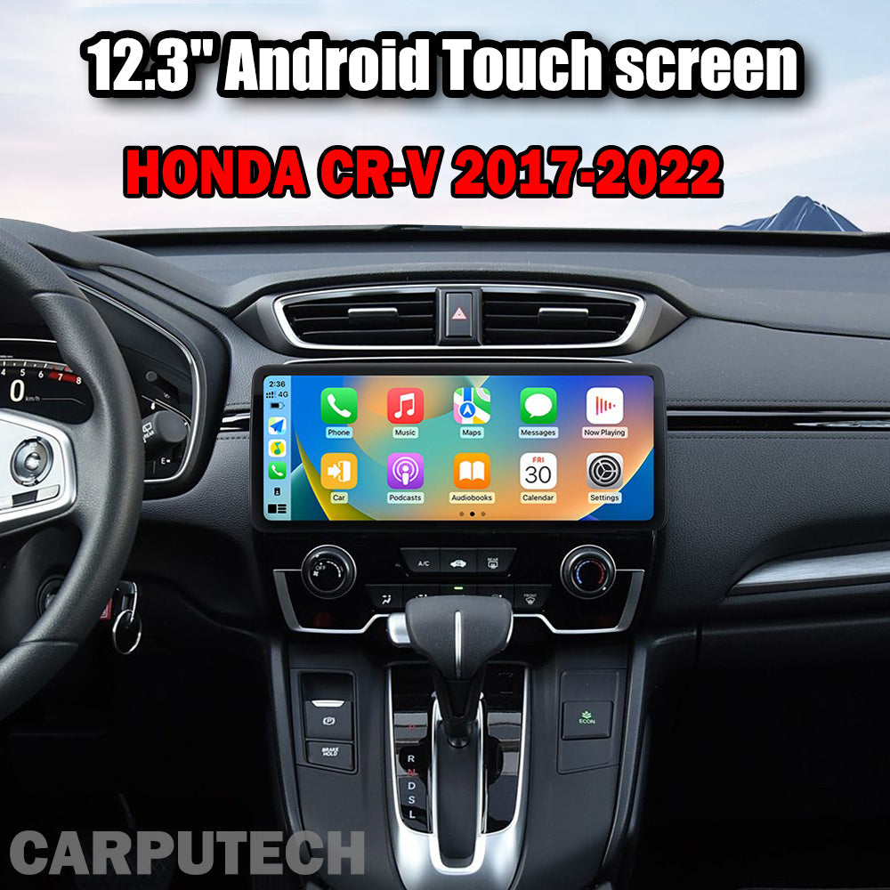 12.3 inch For Honda CR-V CRV 2017-2022 Infotainment Navigation System Car Multimedia Touch Screen Head Unit Android Car Radio GPS