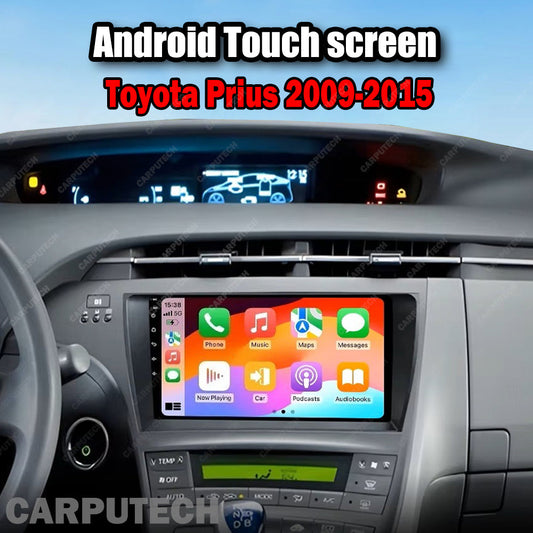 For Toyota Prius 2009-2015 Infotainment Navigation System Car Multimedia Touch Screen Head Unit Android14 Car Radio GPS