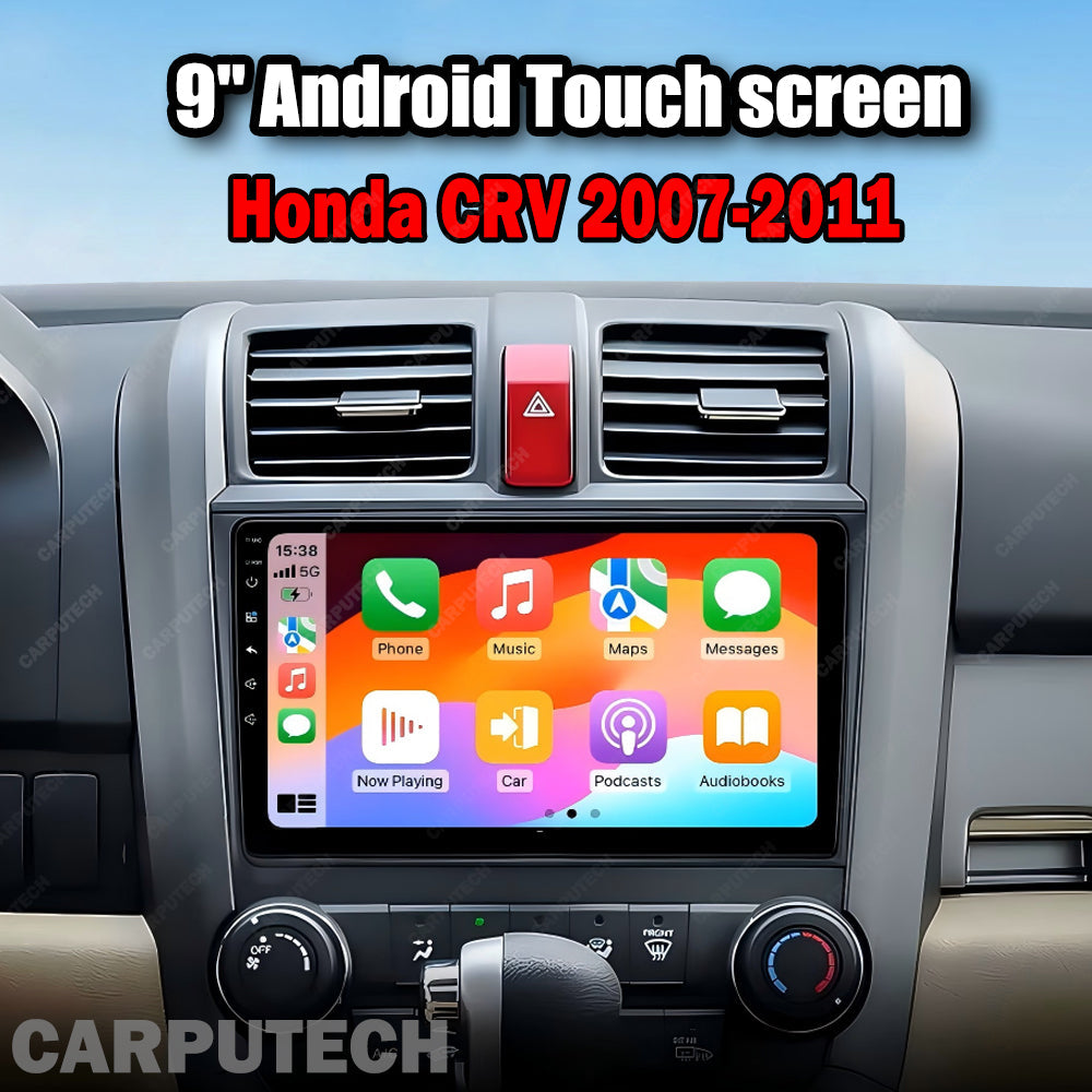 For Honda CRV 2007-2011 Infotainment Navigation System Car Multimedia Touch Screen Head Unit Android14 Car Radio GPS