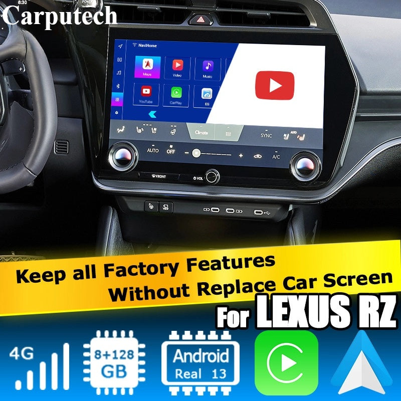 Lexus RZ Android13 base Navigation Video Interface box Apple CarPlay ...