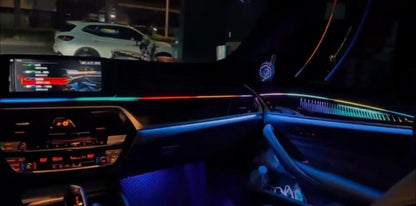Upgrade 256 colors Symphony LED Car Interior Ambient Lighting For BMW 5 Series G30 G38 2018-2023 Atmosphere Strip Accessories