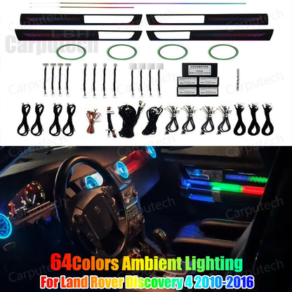 Upgrade Symphony LED Car Interior Ambient Lighting for Land Rover Discovery 4 2010-2016 Decoration Accessories