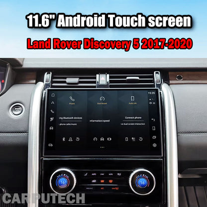 11.4'' For Land Rover Discovery 5 2017-2020 Android Screen  Infotainment Navigation System Car Multimedia Touch Screen Head Unit Car Radio
