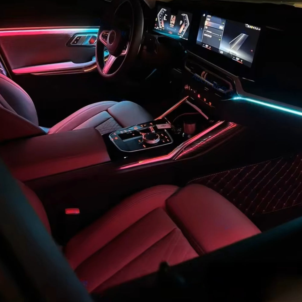 64 Colors LED Car Interior Ambient Lighting for BMW 3 Series 2020-2025 Atmosphere Strip Accessories Upgrade