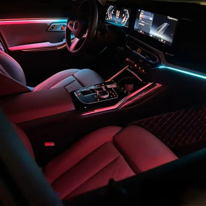 64 Colors LED Car Interior Ambient Lighting for BMW 3 Series 2020-2025 Atmosphere Strip Accessories Upgrade