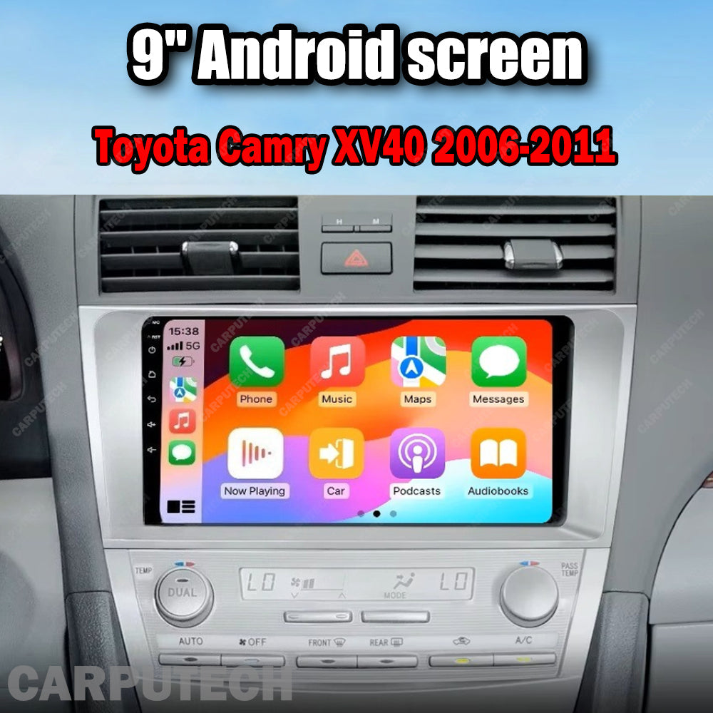 For Toyota Camry XV40 2006-2011 Infotainment Navigation System Car Multimedia Touch Screen Head Unit Android14 Car Radio GPS