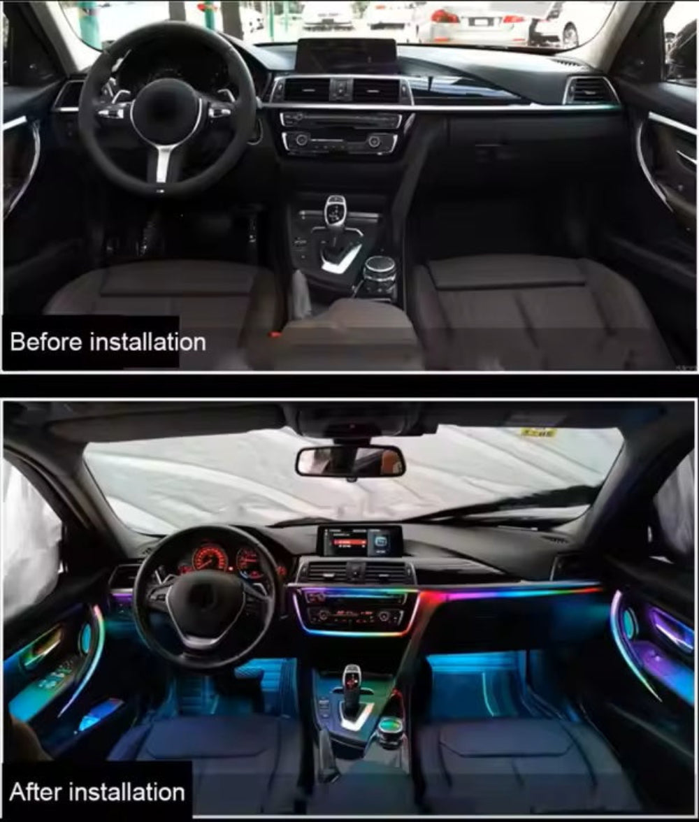 Ambient Lighting Upgrade for BMW 3 Series 2013 - 2019 Interior Accessories LED Door Trim Speaker Cover Lights