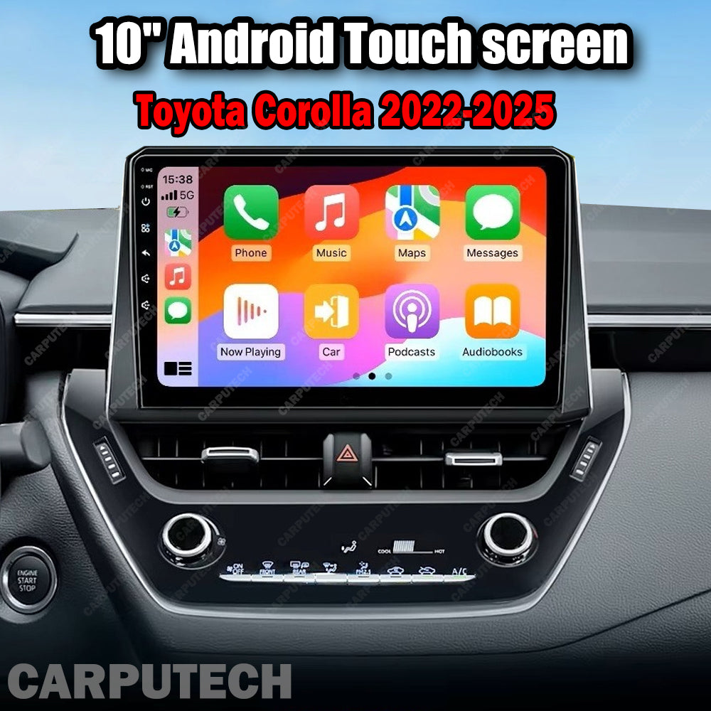For Toyota Corolla 2022-2025 Infotainment Navigation System Car Multimedia Touch Screen Head Unit Android14 Car Radio GPS