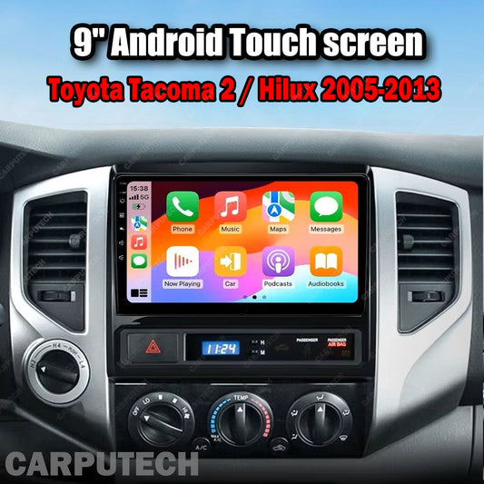 For Toyota Tacoma 2 / Hilux 2005-2013 Infotainment Navigation System Car Multimedia Touch Screen Head Unit Android14 Car Radio GPS