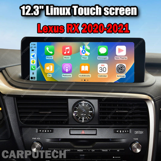 12.3 inch For Lexus RX 2020-2021 Linux Infotainment Navigation System Car Multimedia Touch Screen Head Unit Car Radio GPS