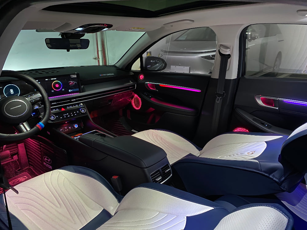 Upgrade Symphony LED Car Interior Ambient Lighting for Hyundai Sonata 2023 - 2024 Decoration Accessories