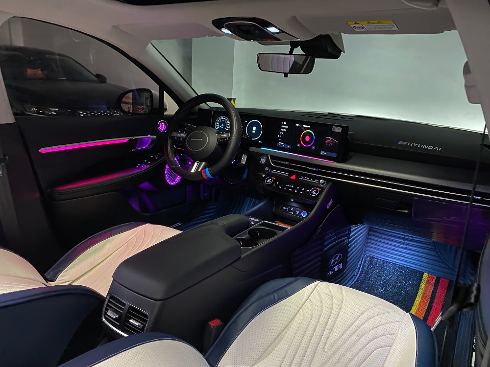 Upgrade Symphony LED Car Interior Ambient Lighting for Hyundai Sonata 2023 - 2024 Decoration Accessories