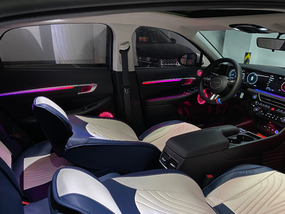 Upgrade Symphony LED Car Interior Ambient Lighting for Hyundai Sonata 2023 - 2024 Decoration Accessories
