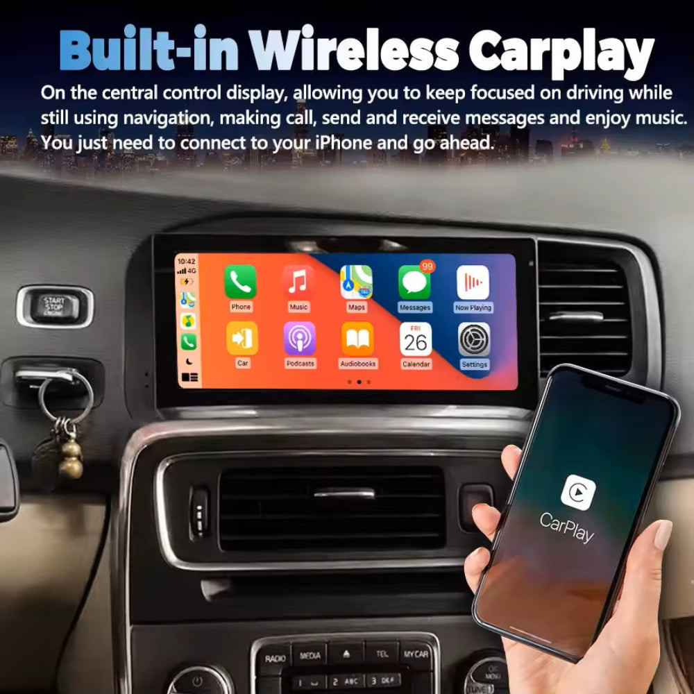 8.8 inch For Volvo S60 V60 2011-2020 Android Infotainment Navigation System Car Multimedia Touch Screen Head Unit Android Car Radio GPS