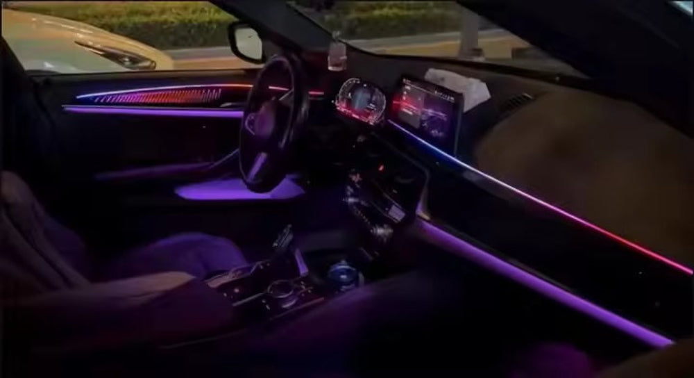 Upgrade 256 colors Symphony LED Car Interior Ambient Lighting For BMW 5 Series G30 G38 2018-2023 Atmosphere Strip Accessories