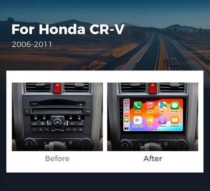For Honda CRV 2007-2011 Infotainment Navigation System Car Multimedia Touch Screen Head Unit Android14 Car Radio GPS