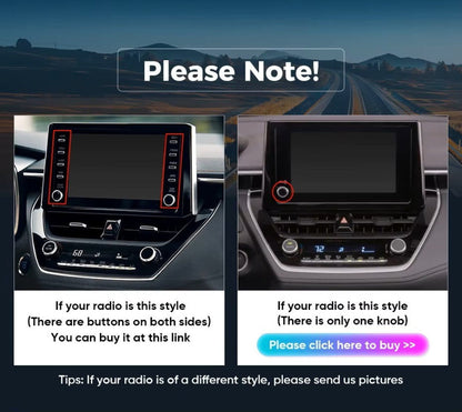 For Toyota Corolla 2019-2023 Infotainment Navigation System Car Multimedia Touch Screen Head Unit Android14 Car Radio GPS