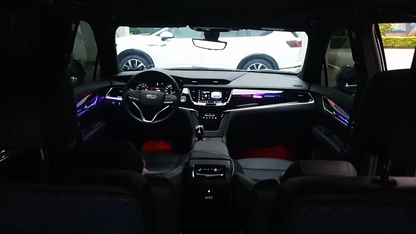 Ambient Lighting Upgrade Kit for Cadillac XT5 XT6 2016-2024 Interior LED Light Accessories Trim Panel