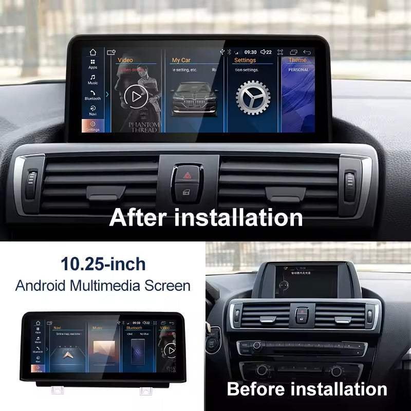 10.25 inch For BMW 5 Series F10 F11 Infotainment Navigation System Car Multimedia Touch Screen Head Unit Android Car Radio GPS