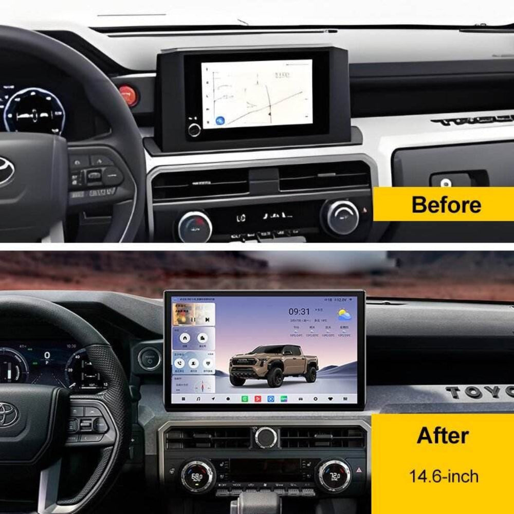 14.6'' For Toyota Tacoma/4Runner 2024-2026 Android Screen Infotainment Navigation System Car Multimedia Touch Screen Head Unit Car Radio GPS