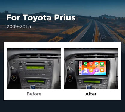For Toyota Prius 2009-2015 Infotainment Navigation System Car Multimedia Touch Screen Head Unit Android14 Car Radio GPS