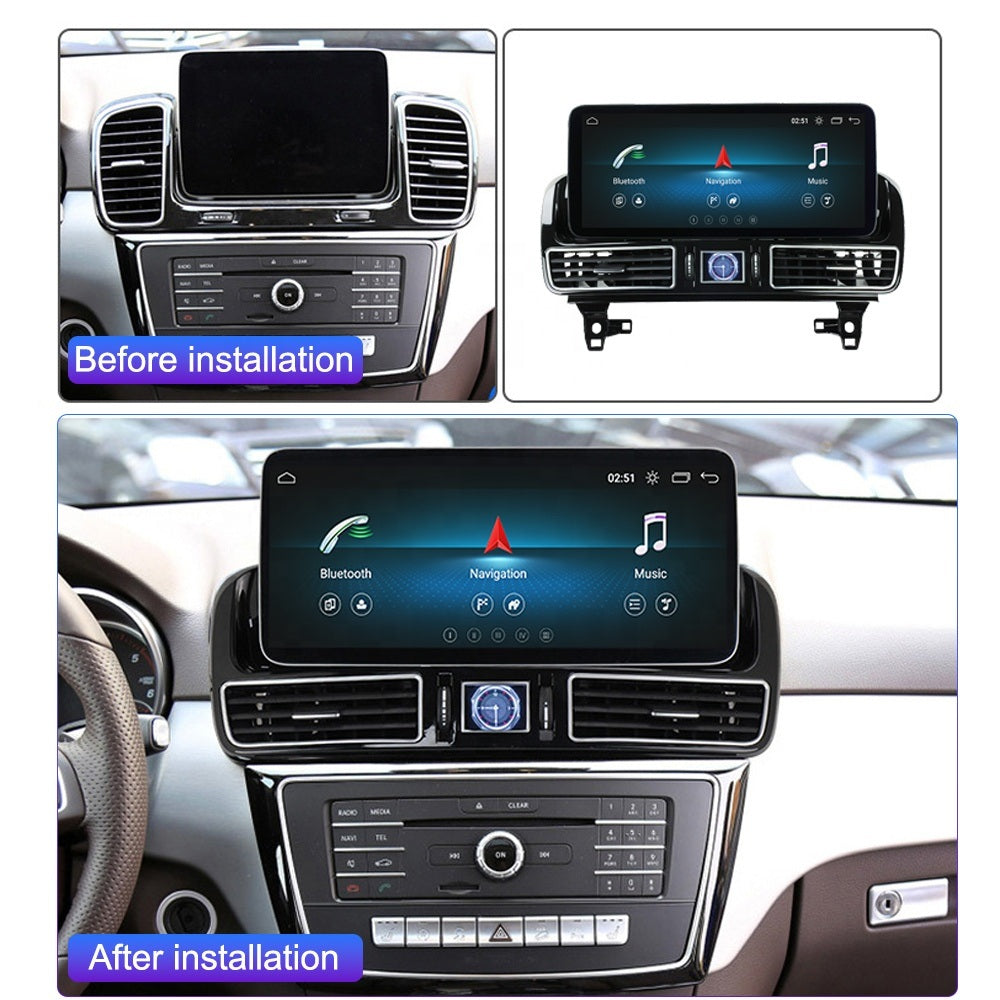 12.3 inch For Mercedes Benz GLE GLS Class 5.0 2015-2019 Infotainment Navigation System Car Multimedia Touch Screen Head Unit Android Car Radio GPS