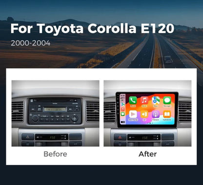 For Toyota Corolla 2000-2004 Infotainment Navigation System Car Multimedia Touch Screen Head Unit Android14 Car Radio GPS