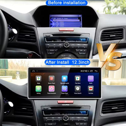 12.3 inch For Honda Acura ILX 2013-2015 Infotainment Navigation System Car Multimedia Touch Screen Head Unit Android14 Car Radio GPS