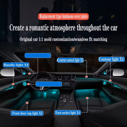 Car Ambient Lighting Led Upgrade Interior Ambient Lighting for Infiniti QX50 2018-2024