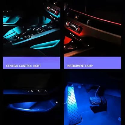 Upgrade 256 Colors Symphony Led Car Interior Ambient Lighting Decoration for Audi Q5 2010-2017 Atmosphere Strip Accessories