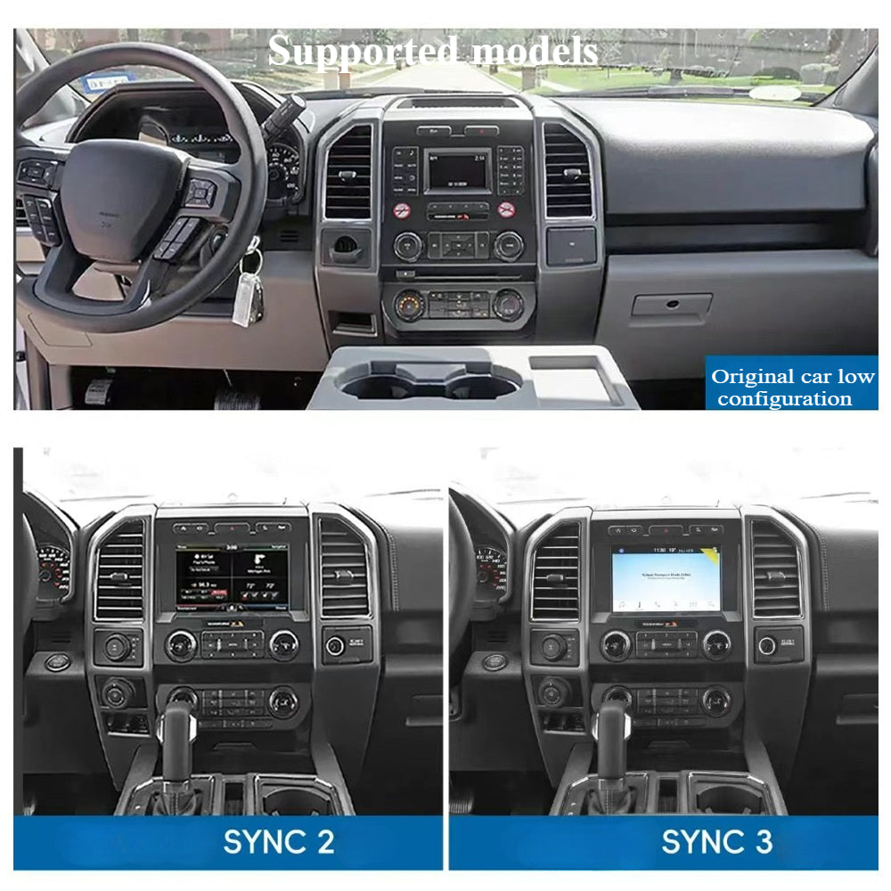 12.1 inch Android For Ford F150 F250 F350 F450 2015 - 2021 Tesla Style Car Radio GPS Navigation Multimedia Player Tape Headunit HD