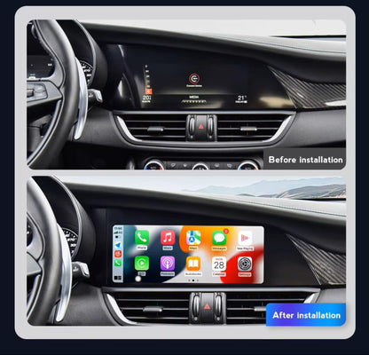 10.25'' For Alfa Romeo Stelvio Giulia Ram 2015-2021 Android Screen Infotainment Navigation System Car Multimedia Touch Screen Head Unit Car Radio GPS