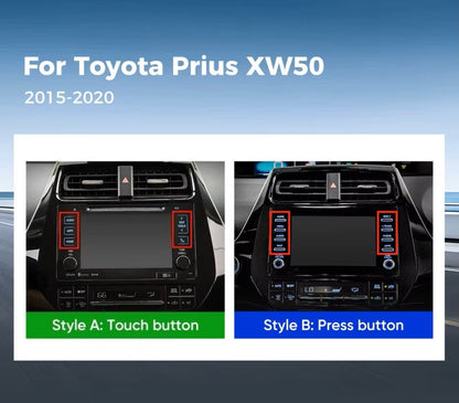 For Toyota Prius XW50 2015-2020 Infotainment Navigation System Car Multimedia Touch Screen Head Unit Android14 Car Radio GPS